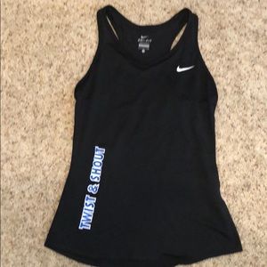 Nike dri-fit black Twist & Shout tank small